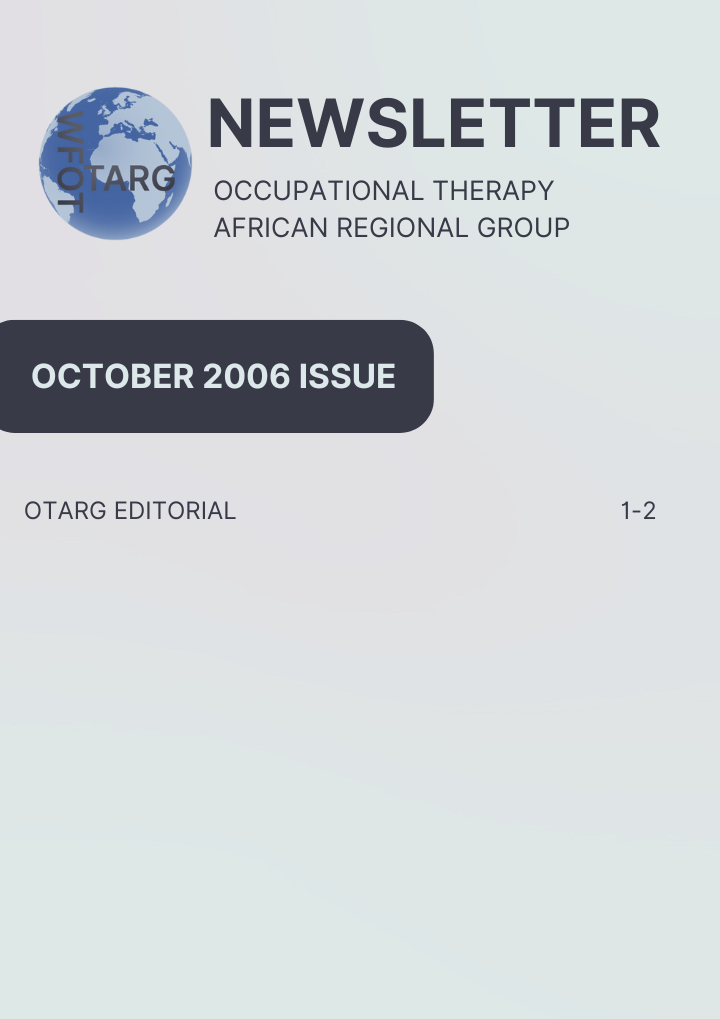 OTARG Newsletter October 2006